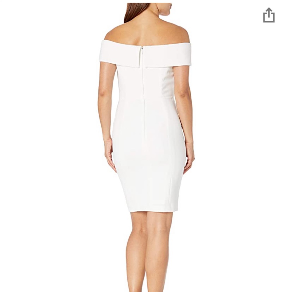 NWOT Calvin Klein Off the Shoulder Dress - Picture 2 of 8